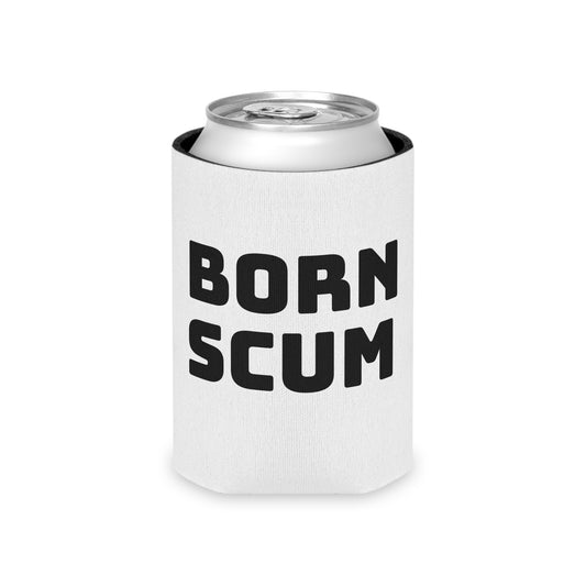 Born Scum Can Cooler, Funny Beer Holder, Party Favor, Gift for Friends, Summer BBQ Accessory, Unique Drinkware
